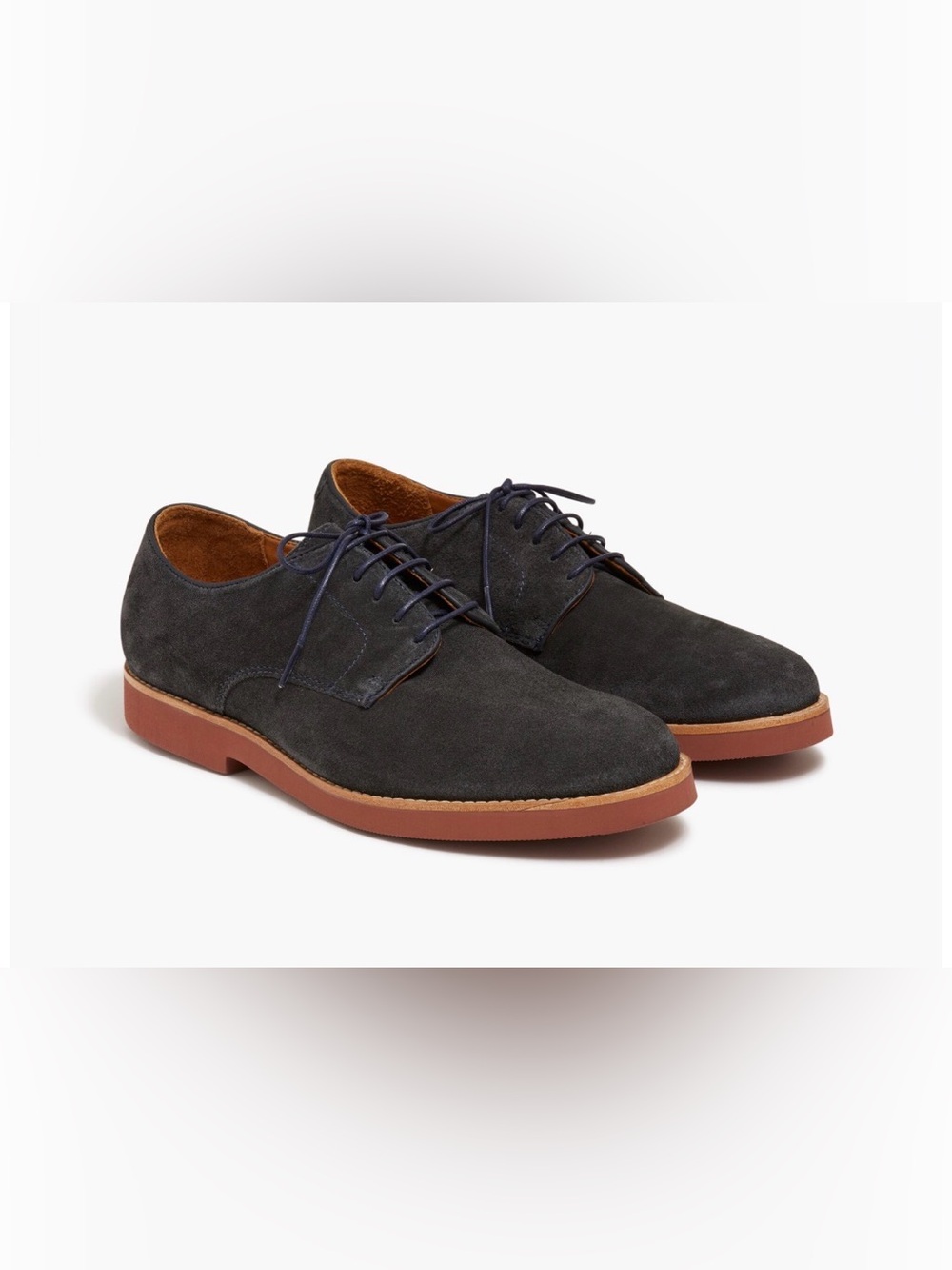 J. Crew Factory Men’s Suede lace-up dress Shoes Size 7.5